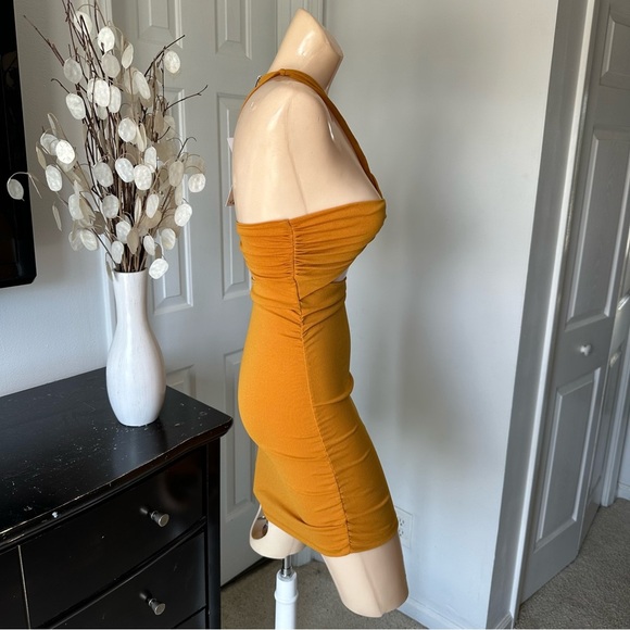 ZARA ONE SHOULDER CUT OUT MINI DRESS - Picture 11 of 13